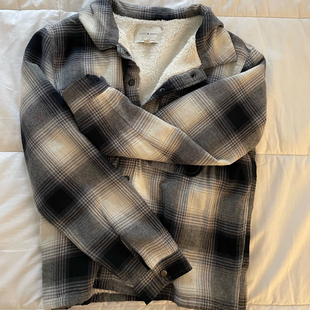 Lucky Brand Plaid Jacket